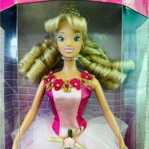 Vintage Disney Store Ballerina Barbie w/ Stand.